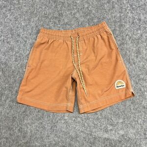 Howler Brothers Swim Trunks Mens 28 Orange Drawstring Back Pocket Shorts Beach